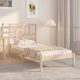 Bed Frame without Mattress Solid Wood 90x190 cm