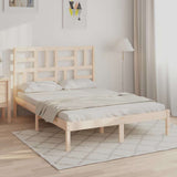 Bed Frame without Mattress Solid Wood 150x200 cm