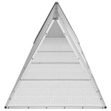 Rabbit Cage Anthracite 504.5x80.5x71 cm Galvanised Steel