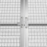 Rabbit Cage Grey 302.5x80.5x71 cm Galvanised Steel