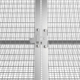 Rabbit Cage Grey 302.5x80.5x71 cm Galvanised Steel - 45-Degree Angle