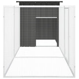 Chicken Cage Anthracite 300x91x100 cm Galvanised Steel - Top-Down View