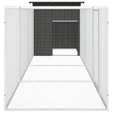 Chicken Cage Anthracite 400x91x100 cm Galvanised Steel - Top-Down View