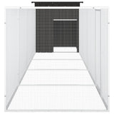 Chicken Cage Anthracite 500x91x100 cm Galvanised Steel - Top-Down View