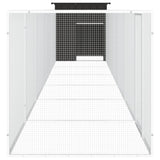 Chicken Cage Anthracite 700x91x100 cm Galvanised Steel - Top-Down View