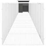 Chicken Cage Anthracite 1000x91x100 cm Galvanised Steel - Top-Down View