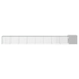 Chicken Cage Grey 900x91x100 cm Galvanised Steel