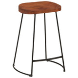 Gavin Bar Stools 2 pcs 45x40x63 cm Solid Wood Mango - Extra Image