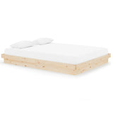 Bed Frame without Mattress Solid Wood 150x200 cm