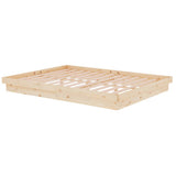 Bed Frame without Mattress Solid Wood 150x200 cm