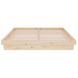 Bed Frame without Mattress Solid Wood 150x200 cm - 45-Degree Angle