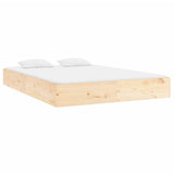 Bed Frame without Mattress Solid Wood 150x200 cm - Top-Down View