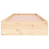 Bed Frame without Mattress Solid Wood 90x190 cm - 45-Degree Angle