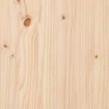 Dog Bed 55.5x45.5x28 cm Solid Wood Pine - Rear View