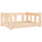 Dog Bed 65.5x50.5x28 cm Solid Wood Pine