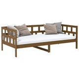 Day Bed without Mattress Honey Brown Solid Wood Pine 90x190 cm