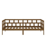 Day Bed without Mattress Honey Brown Solid Wood Pine 90x190 cm