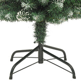 Artificial Slim Christmas Tree with Stand 150 cm PVC - Rear View