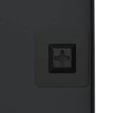Wall-mounted Mirror Black 40x80 cm Rectangle