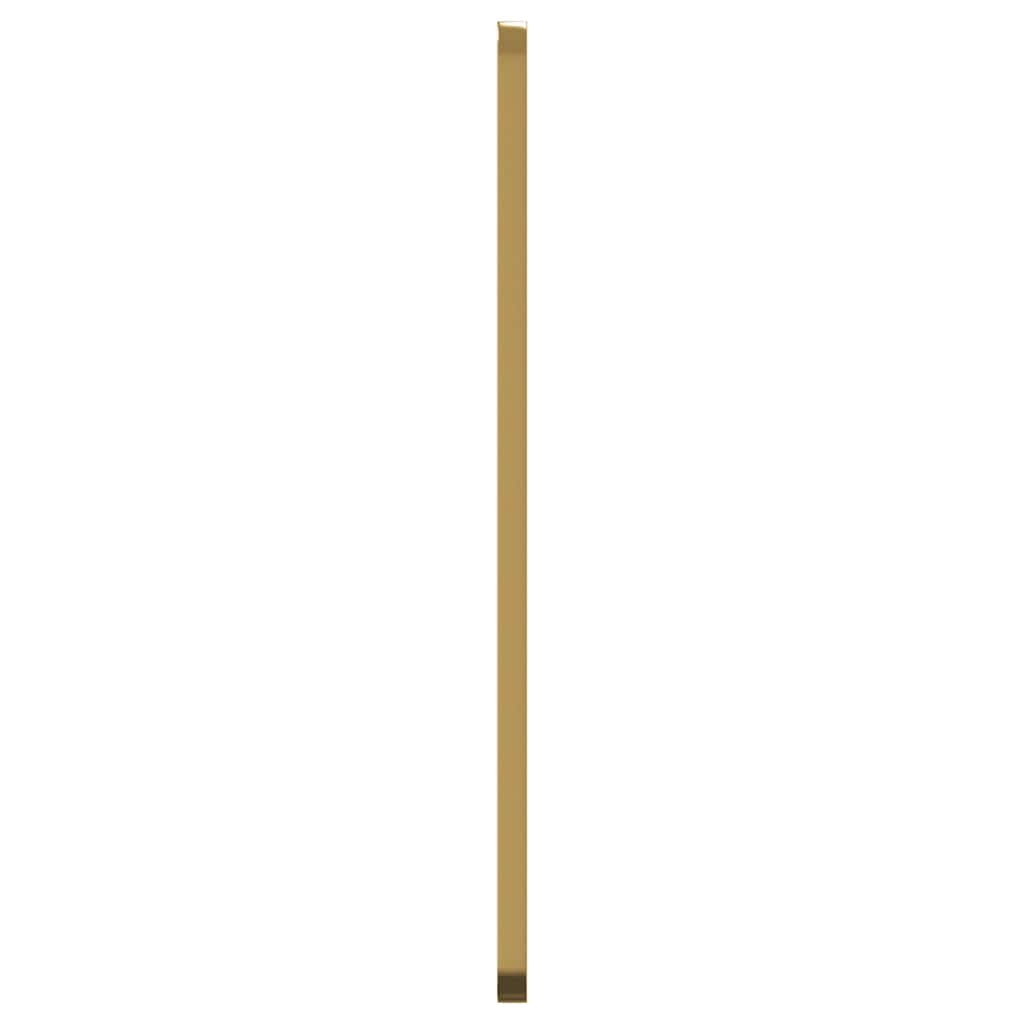 Wall-mounted Mirror Gold 50x100 cm Rectangle