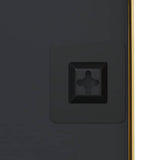 Wall-mounted Mirror Gold 50x100 cm Rectangle