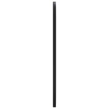 Wall-mounted Mirror Black 35x80 cm Oval - Top-Down View