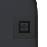 Wall-mounted Mirror Black 40x90 cm Oval - 45-Degree Angle