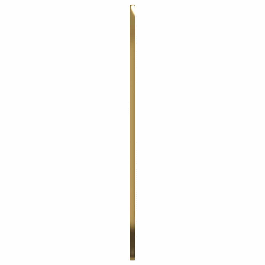 Wall-mounted Mirror Gold 45x100 cm Oval