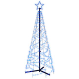 Christmas Cone Tree Blue 200 LEDs 70x180 cm - Front View