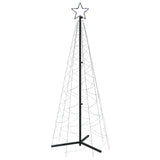Christmas Cone Tree Blue 200 LEDs 70x180 cm - Side View