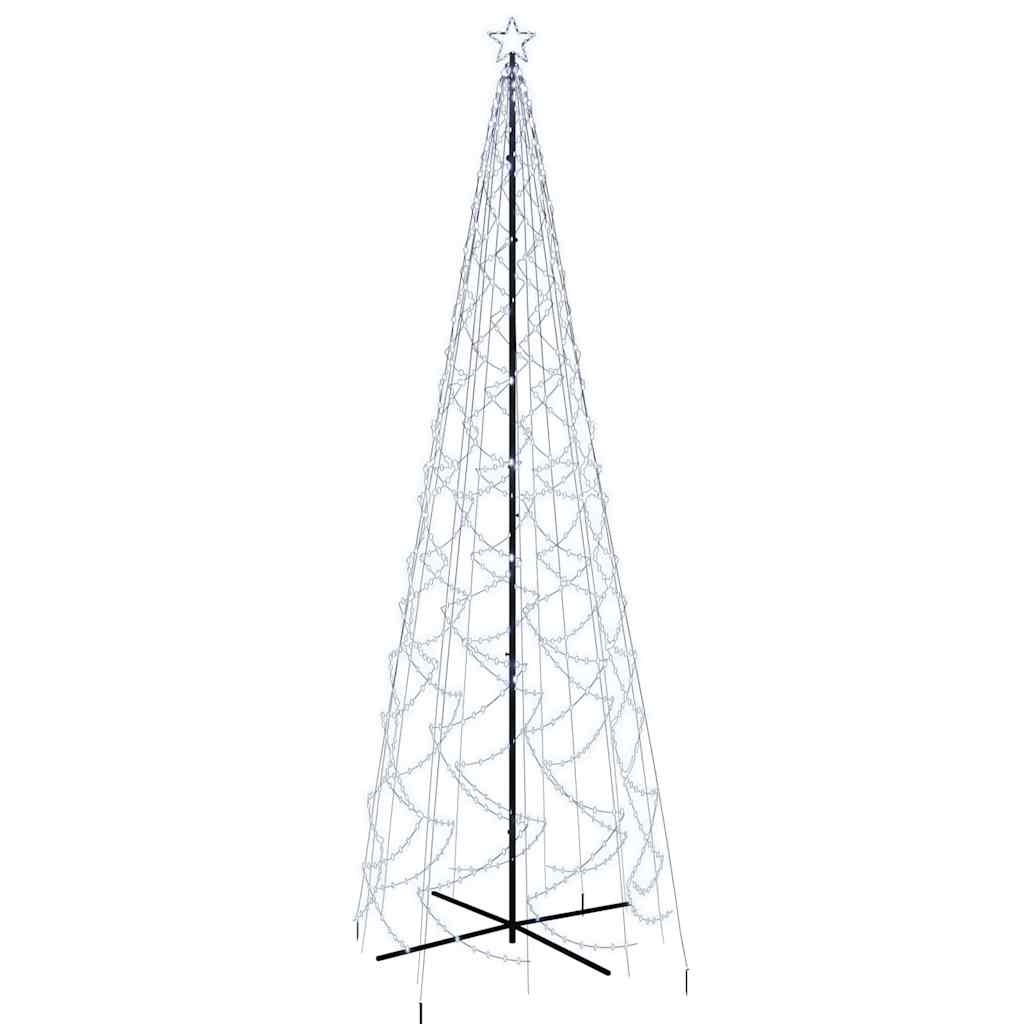 Christmas Cone Tree Cold White 1400 LEDs 160x500 cm