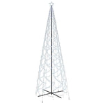 Christmas Cone Tree Cold White 1400 LEDs 160x500 cm