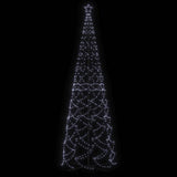 Christmas Cone Tree Cold White 1400 LEDs 160x500 cm