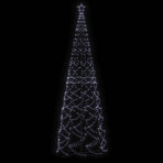 Christmas Cone Tree Cold White 1400 LEDs 160x500 cm