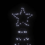 Christmas Cone Tree Cold White 1400 LEDs 160x500 cm