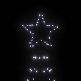 Christmas Cone Tree Cold White 1400 LEDs 160x500 cm - 45-Degree Angle