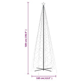 Christmas Cone Tree Blue 1400 LEDs 160x500 cm