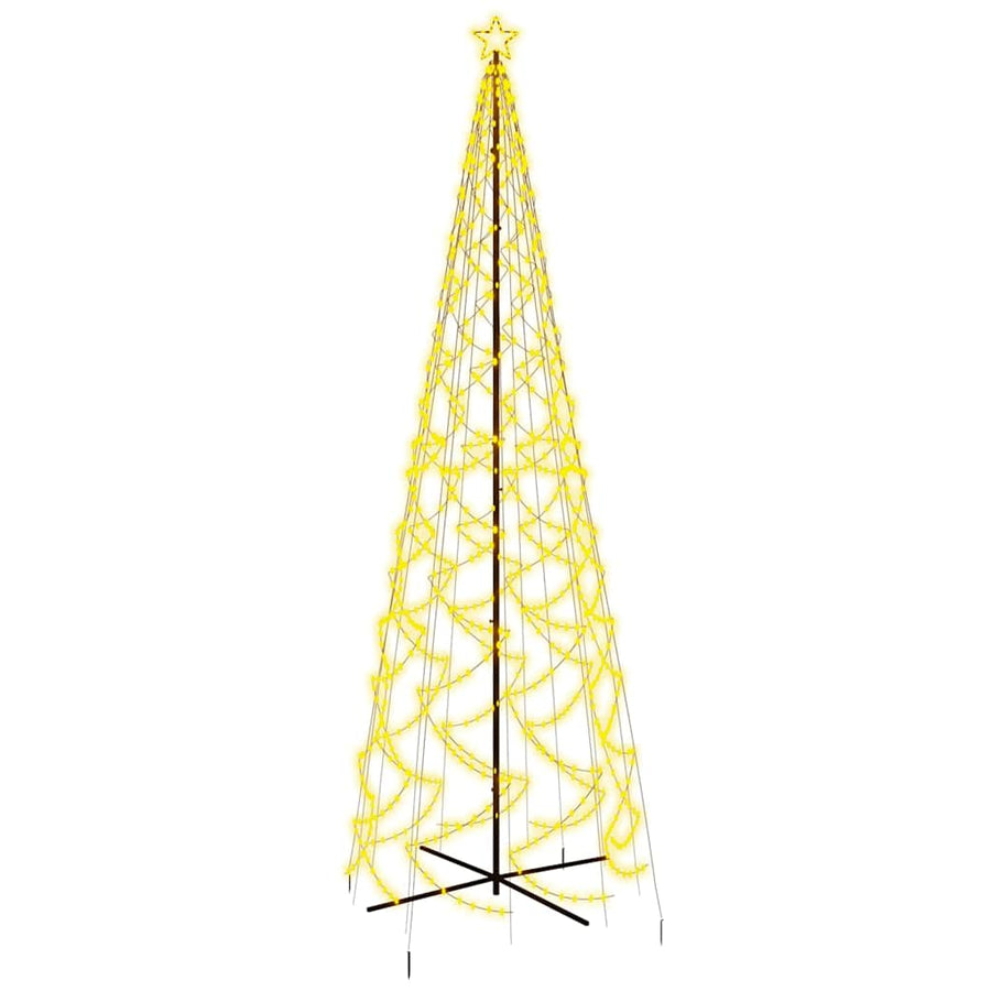 Christmas Cone Tree Warm White 1400 LEDs 160x500 cm