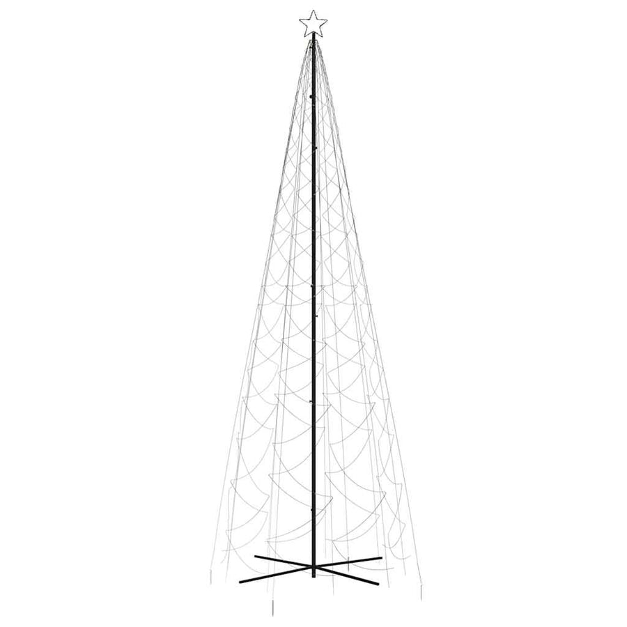 Christmas Cone Tree Warm White 1400 LEDs 160x500 cm