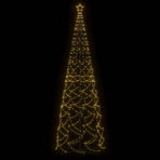 Christmas Cone Tree Warm White 1400 LEDs 160x500 cm
