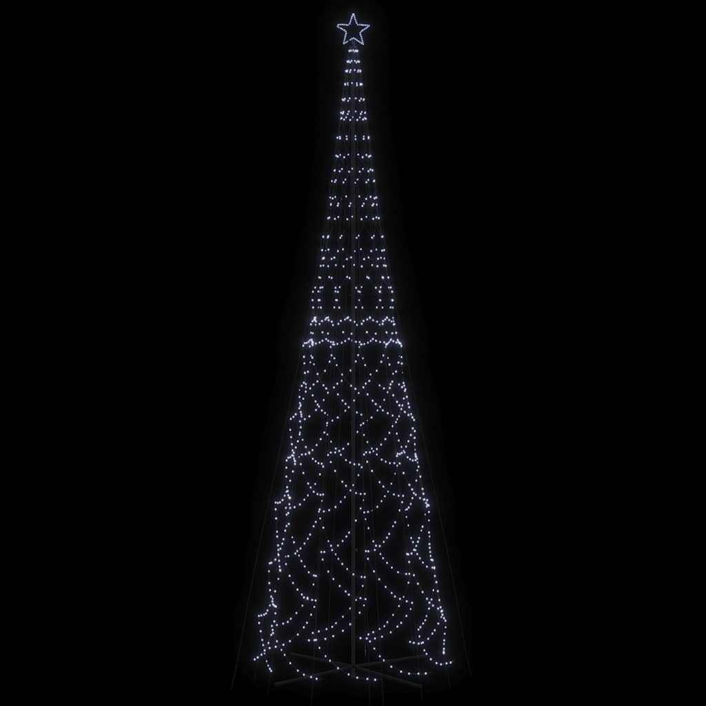Christmas Cone Tree Cold White 3000 LEDs 230x800 cm