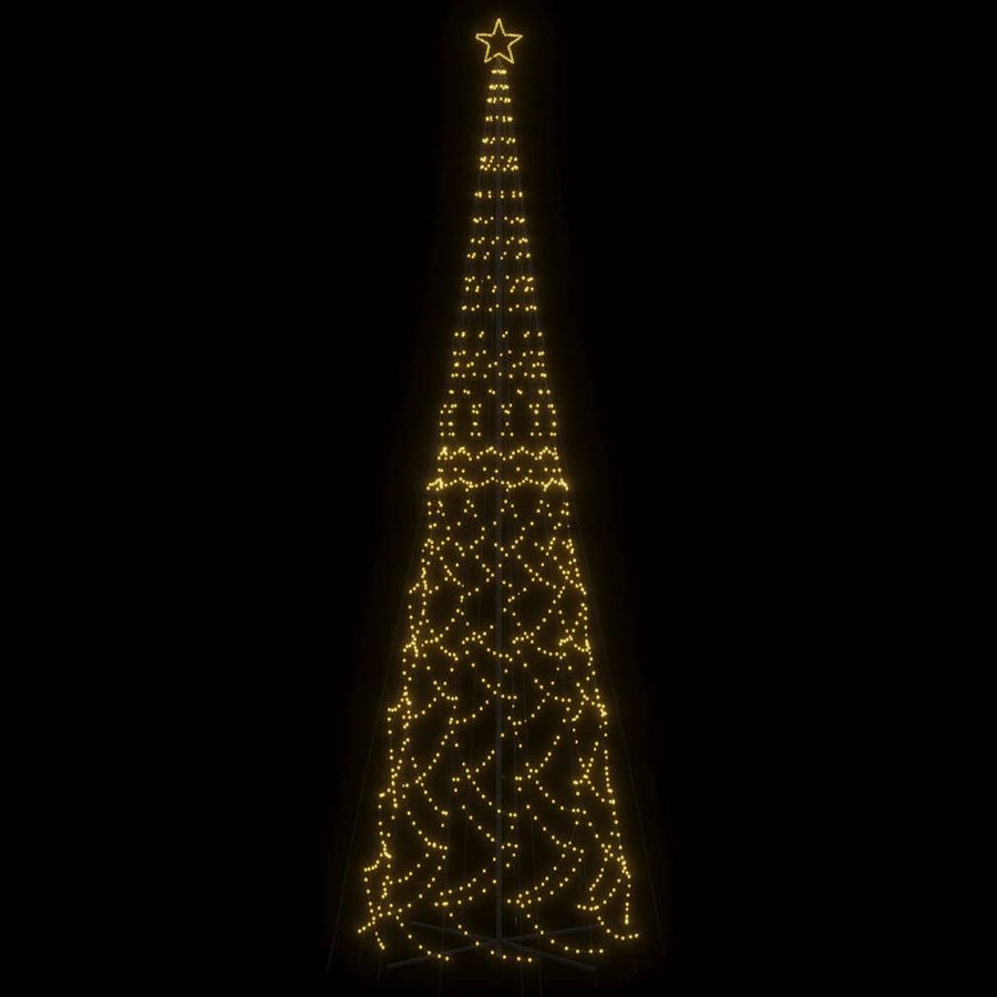 Christmas Cone Tree Warm White 3000 LEDs 230x800 cm