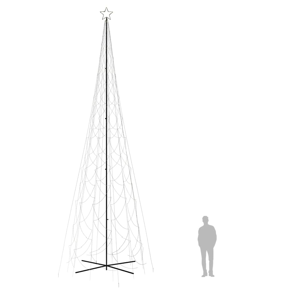 Christmas Cone Tree Warm White 3000 LEDs 230x800 cm