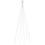 Christmas Tree on Flagpole Cold white 108 LEDs 180 cm