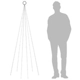 Christmas Tree on Flagpole Cold white 108 LEDs 180 cm - Extra Image