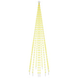 Christmas Tree on Flagpole Warm White 310 LEDs 300 cm