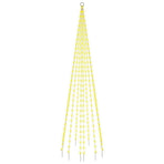 Christmas Tree on Flagpole Warm White 310 LEDs 300 cm