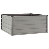 Garden Raised Bed Rusty 100x100x45 cm Corten Steel - Side View