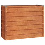 Garden Raised Bed Rusty 100x40x77 cm Corten Steel