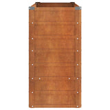 Garden Raised Bed Rusty 100x40x77 cm Corten Steel - 45-Degree Angle